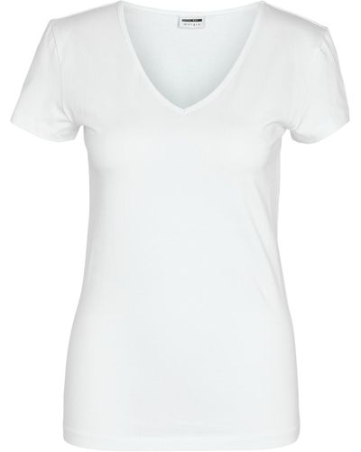 Noisy May T-shirt regular fit - Weiß