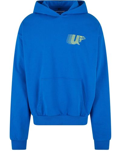 Upscale by Mister Tee Athletic club ultraheavy oversize hoodie - Blau