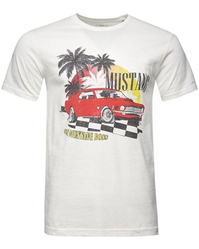 Re:Covered T-shirt ford tropical mustang - Weiß