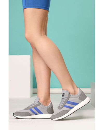 Jump Apparel – königsblaue sneaker, lässige sneakers