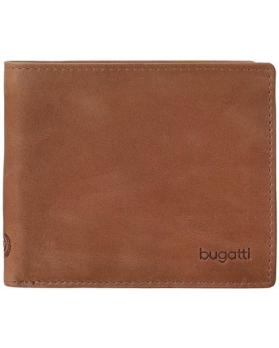 Bugatti Geldbörse unifarben - Braun