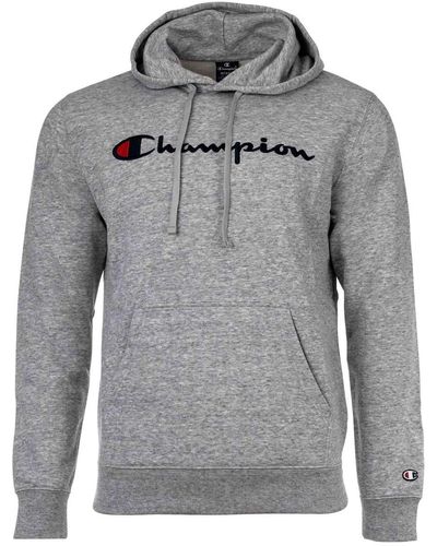 Champion Hoodie sweatshirt, pullover, logo, kapuze, einfarbig - Grau