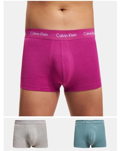 Calvin Klein Underwear 3er-pack low rise boxershorts - Pink
