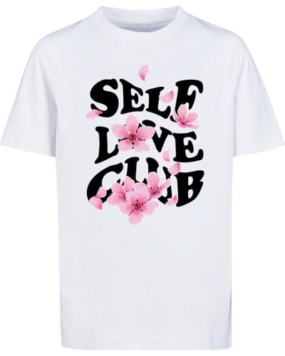 Mister Tee Kinder self love club t-shirt - Weiß