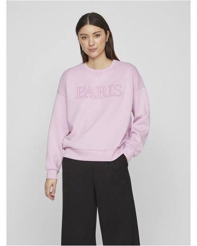 Vila Sweatshirt regular fit - Pink