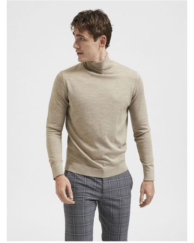 SELECTED Sweatshirt regular fit - Natur