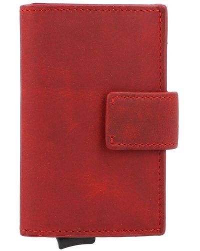 Maître Birkenfeld kreditkartenetui rfid schutz leder 6,5 cm - one size - Rot