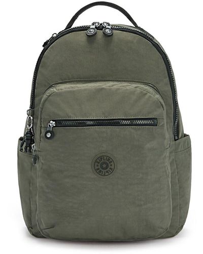 Kipling Basic seoul rucksack 44 cm laptopfach - Grün