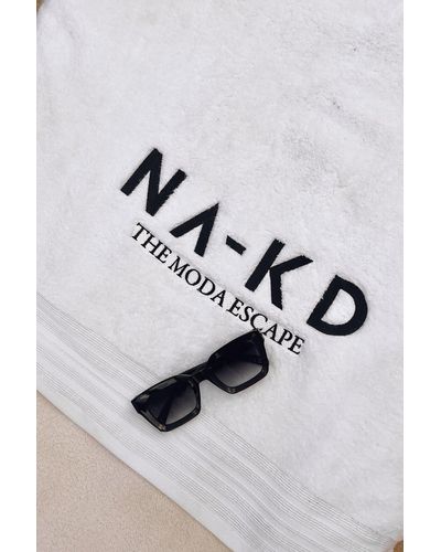 NA-KD Eckige sonnenbrille mit scharfer kante - Blau
