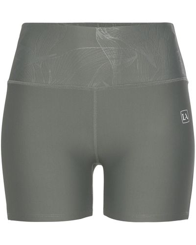 Damen-Kurze Hosen und Shorts von LASCANA ACTIVE in Grau | Lyst DE | Sportshorts