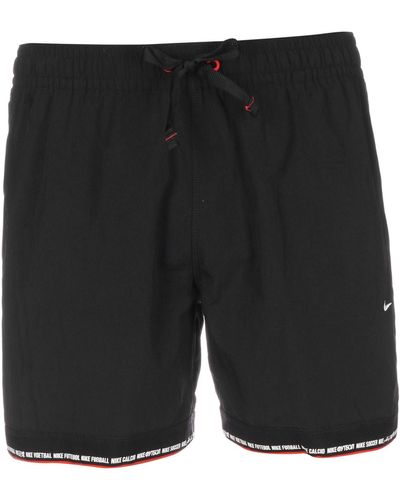 Nike Shorts mittlerer bund - Schwarz