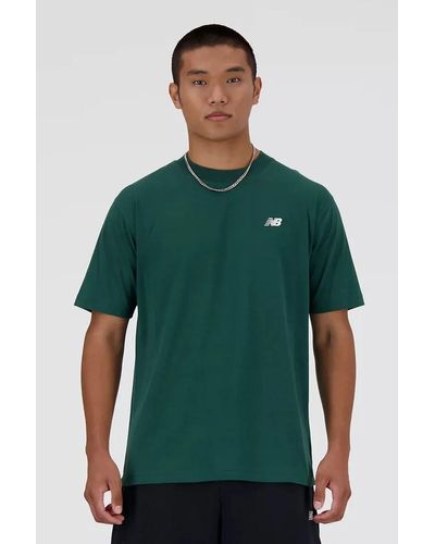 New Balance T-shirt mit kleinem logo - Grün