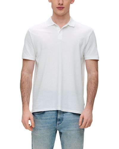 Qs By S.oliver Poloshirt regular fit - Weiß