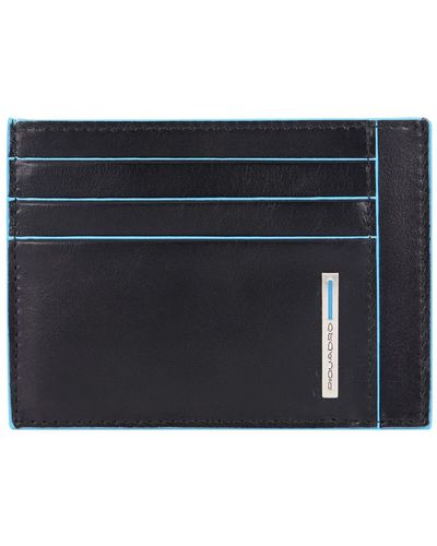 Piquadro Blue square kreditkartenetui rfid leder 11,5 cm - Blau