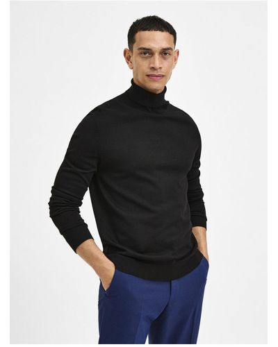 SELECTED Sweatshirt regular fit - Schwarz