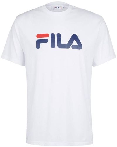 Fila T-shirt bellano tee, rundhals, kurzarm, baumwolle, logo - Weiß