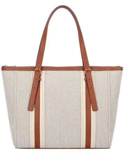 Fossil Carlie shopper tasche 44 cm - Weiß