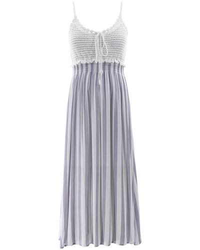 Aiki Keylook Kleid a-linie - Weiß