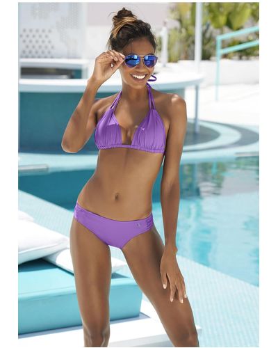 S.oliver Beachwear triangel-bikini-top »spanien« - Lila