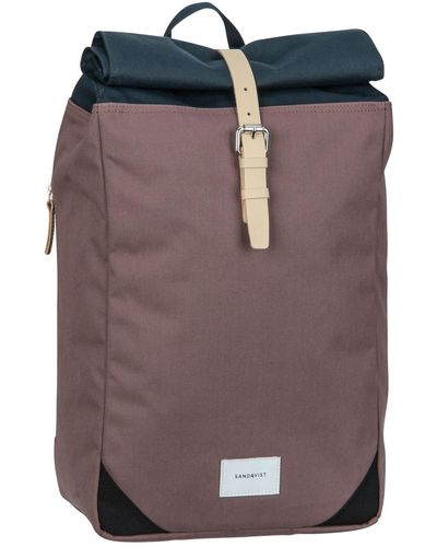 Sandqvist Rolltop rucksack kurt - one size - Braun