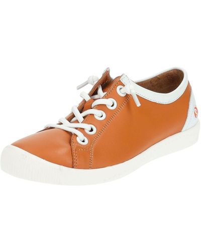 Softinos Sneaker flacher absatz - Orange