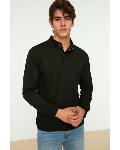 Trendyol Collection Sweatshirt regular fit - Schwarz