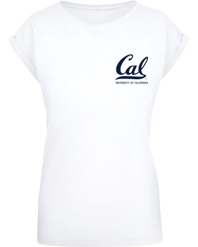 Merchcode Ladies berkeley university cal t-shirt - Weiß