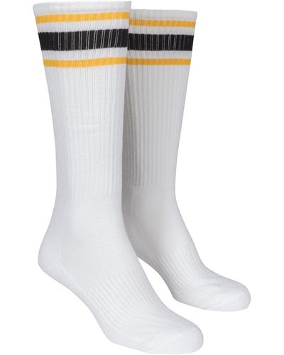 Urban Classics Socken gestreift - 39-42 - Weiß