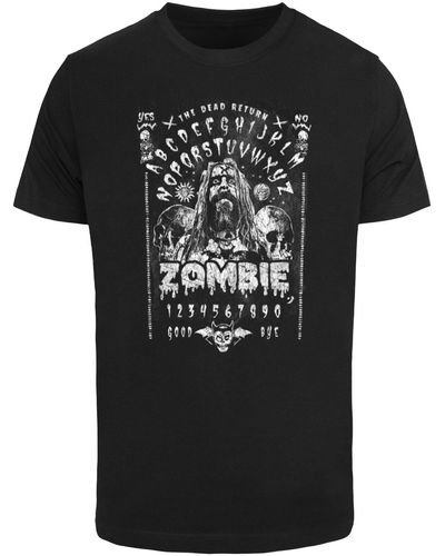Merchcode Rob zombie the dead return spirit board t-shirt - Schwarz