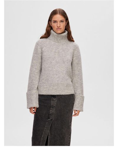 SELECTED Sweatshirt regular fit - Grau