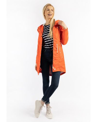 Schmuddelwedda Regenjacke parka - Orange