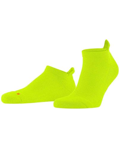 FALKE Cool kick unisex sneaker polyester, einfarbig, kurz - 44-45 - Gelb