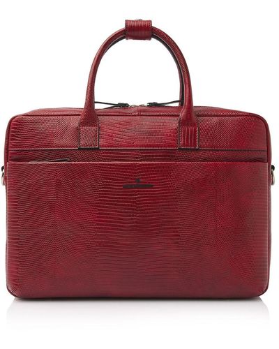 Castelijn & Beerens Ilse handtasche rfid schutz leder 41 cm laptopfach - Rot
