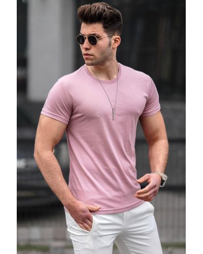 Madmext T-shirt figurbetont - Pink