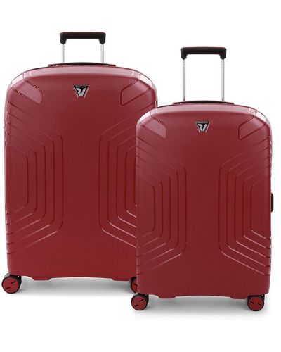 Roncato Ypsilon 4 rollen kofferset 2-teilig mit dehnfalte - Rot