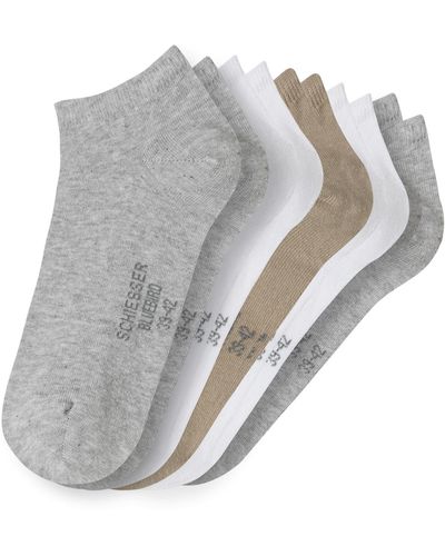 Schiesser Socken unifarben - Grau