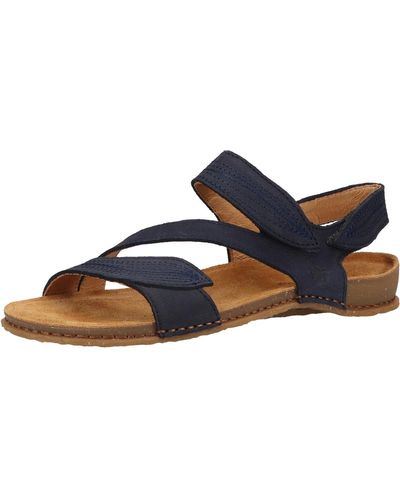 El Naturalista Sandalette flacher absatz - Blau