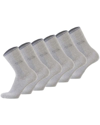 Camel Active Socken, 6er-pack basic socken, bio-baumwolle - Grau