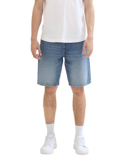 Tom Tailor Denim lockere shorts - Blau