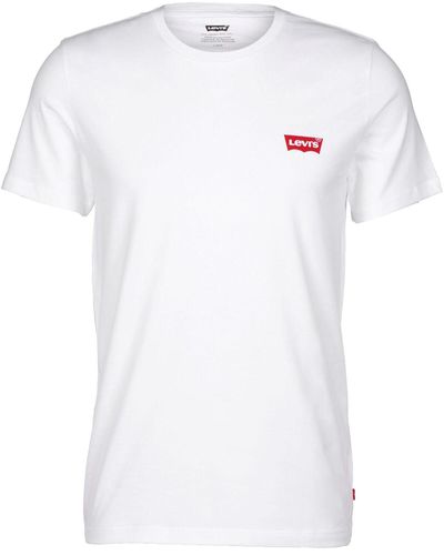 Levi's Levi's 2 pack crewneck grafik t-shirt - Weiß
