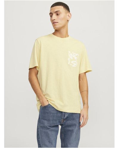 Jack & Jones T-shirt regular fit - Gelb