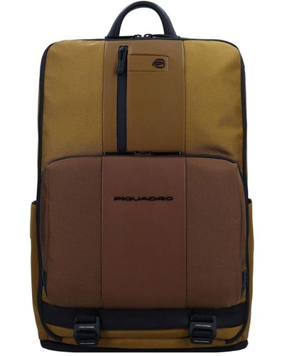 Piquadro Brief 2 special rucksack 45 cm laptopfach - Braun