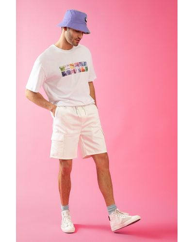 Defacto Relax-fit-shorts mit cargotaschen - Pink