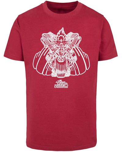 Merchcode Thin lizzy rocker small logo t-shirt - Rot