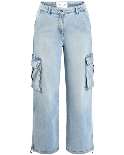 Sisters Point Jeans cargo - Blau
