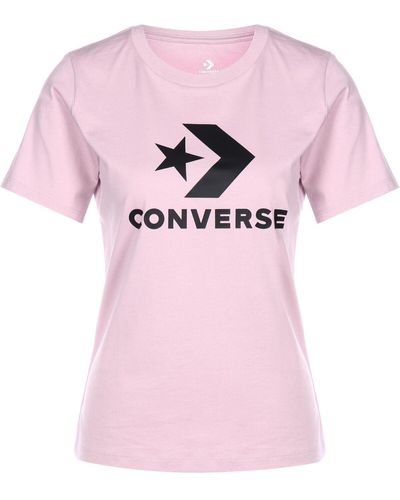 Converse Star chevron core w t-shirt - m - Pink