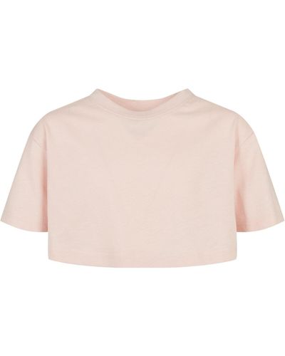Urban Classics Kurzes kimono-t-shirt für mädchen - 134–140 - Pink