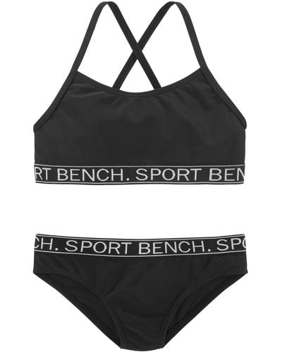 Bench Bikini-set unifarben - Schwarz