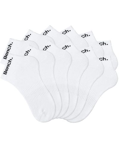 Bench Socken unifarben - 43-46 - Weiß