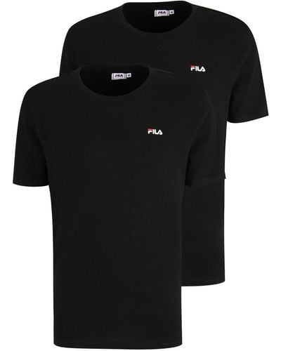 Fila T-shirt regular fit - Schwarz